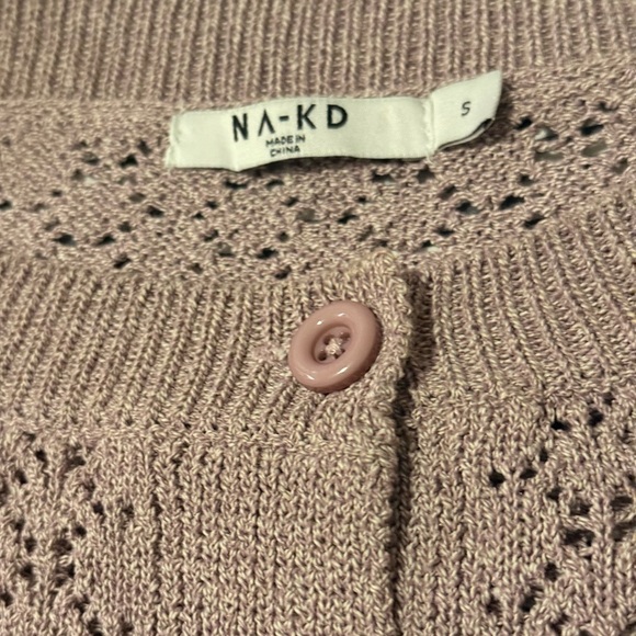 NA-KD Structure Knitted Cardigan - Picture 4 of 5